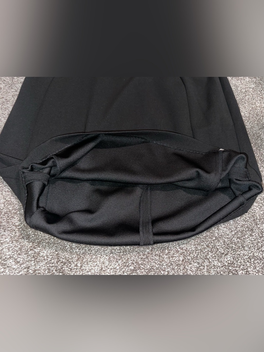 Calvin Klein Black Scuba Crepe Sheath Dress, Size 12 - Picture 10 of 10